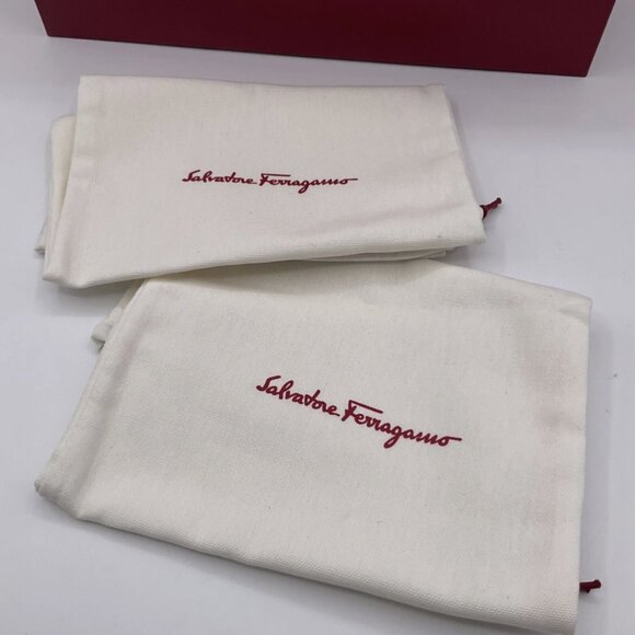 Salvatore Ferragamo Men's Gavino Lace-up Leather Shoes Olivo Calf Size 13 D - Picture 10 of 12